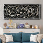 Linear Movement II - Floater Framed Canvas Print