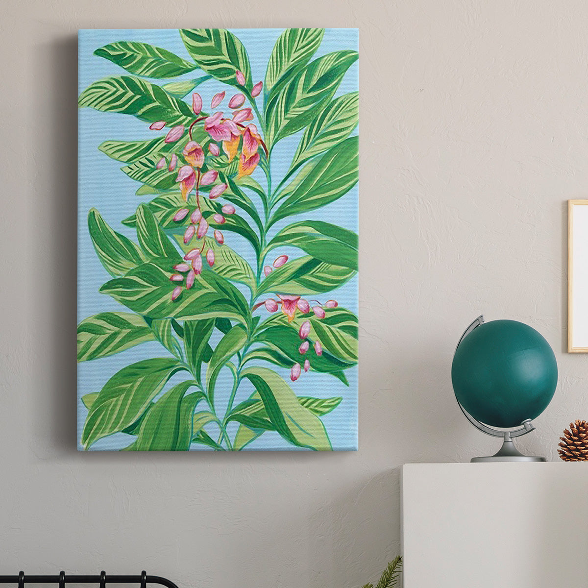 Tropical Shell Ginger II - Canvas Art Print