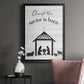 The Savior is Born - Modern Framed Canvas Print