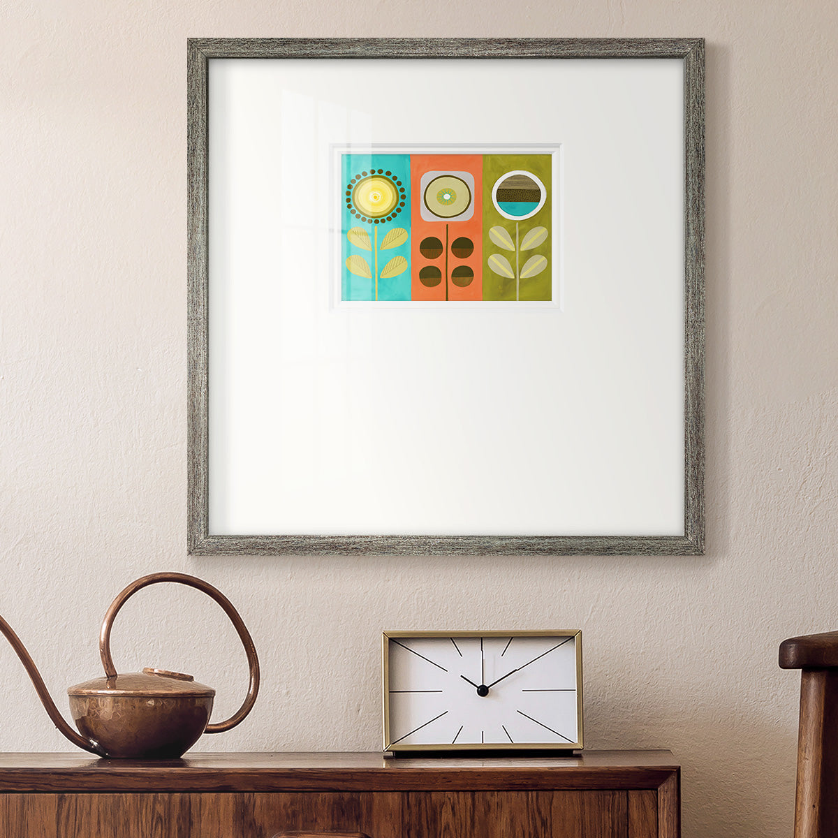 Everything is Just Fine Premium Framed Print Double Matboard