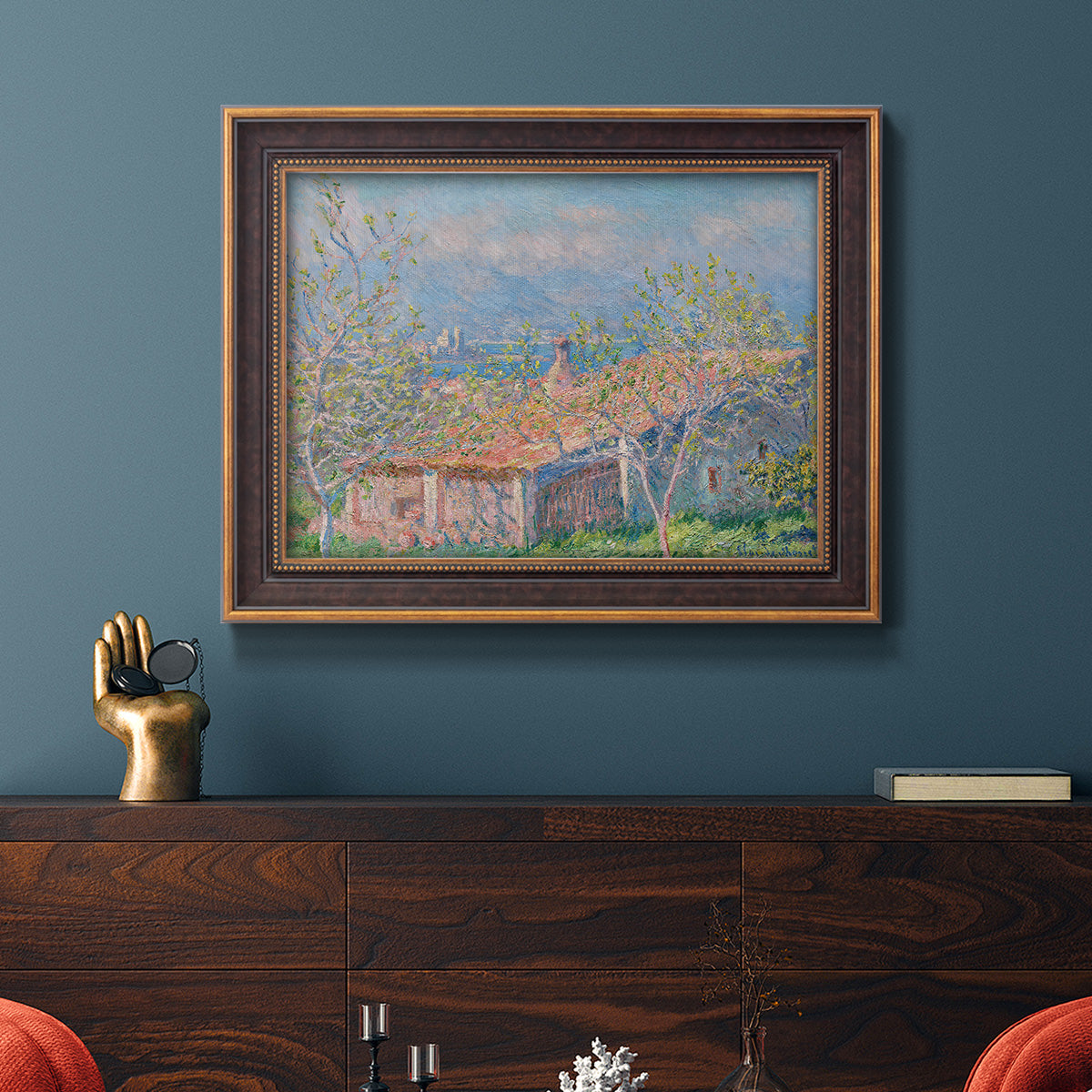 Gardener's House at Antibes - Ornate Framed Canvas Print