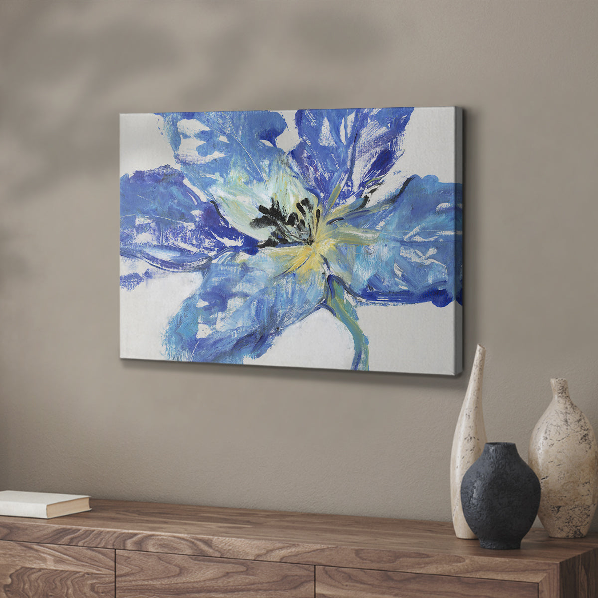 Fleur Bleue II - Canvas Art Print
