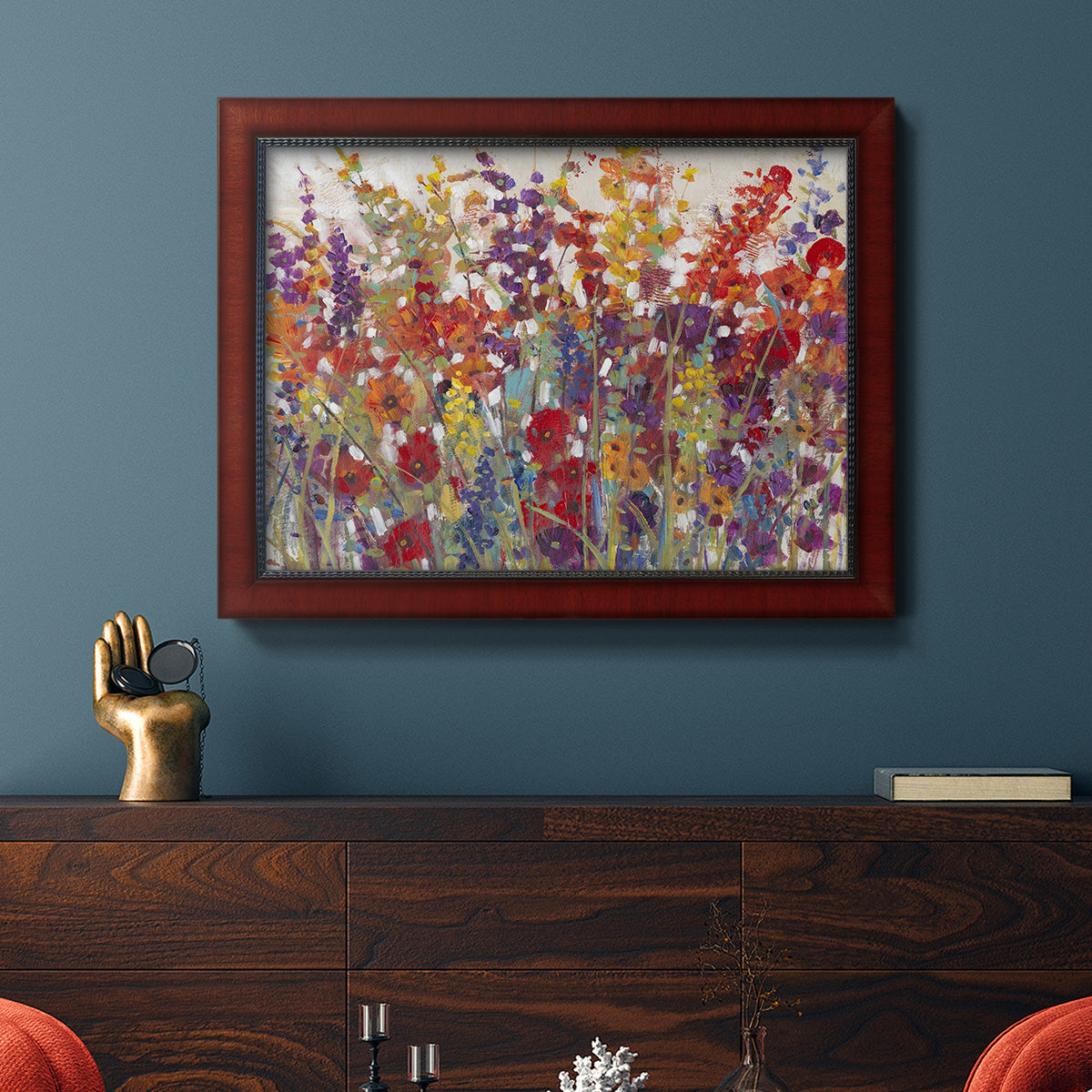 Variety of Flowers II Premium Framed Canvas- Ready to Hang