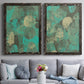 Minty Green Orbs I - Premium Framed Canvas 2 Piece Set - Ready to Hang