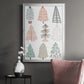 Christmas Tree Sketchbook II - Modern Framed Canvas Print