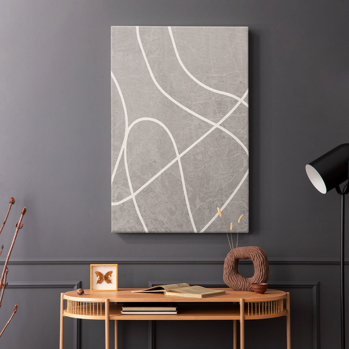 Fissures I - Canvas Art Print