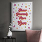 Show Yourself More Love - Modern Framed Canvas Print