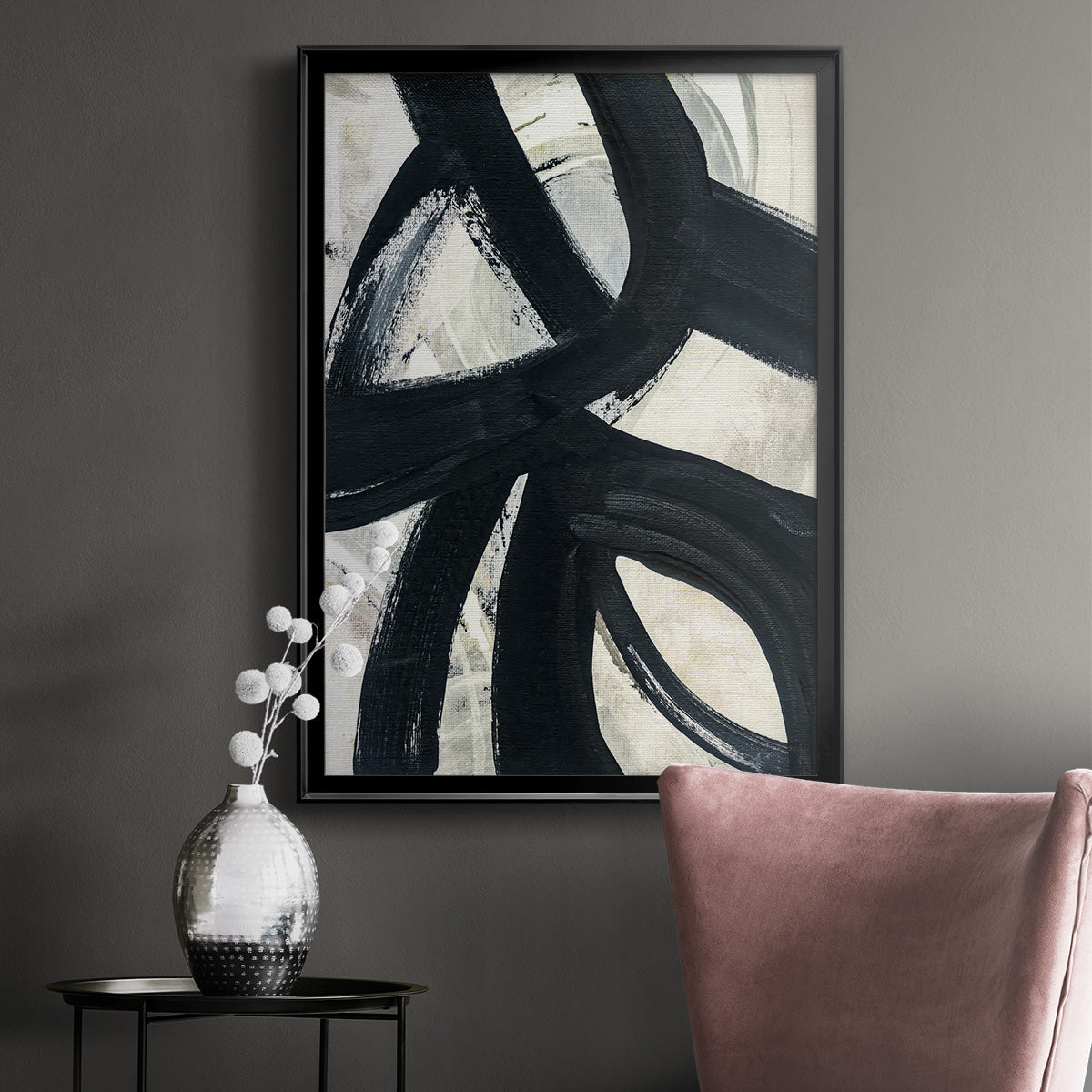 A Day in Brooklyn - Modern Framed Canvas Print