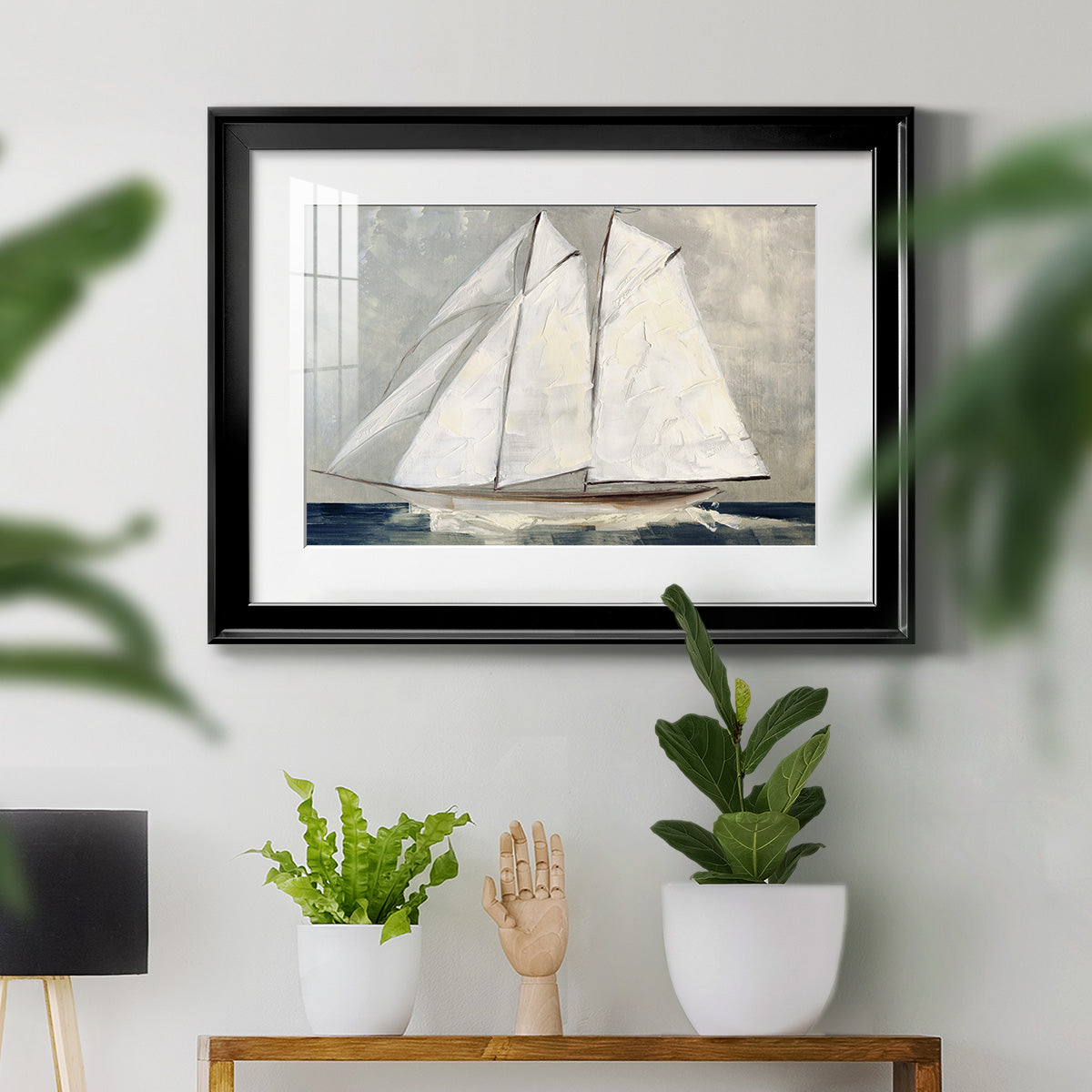 Setting Sail - Modern Framed Art Print