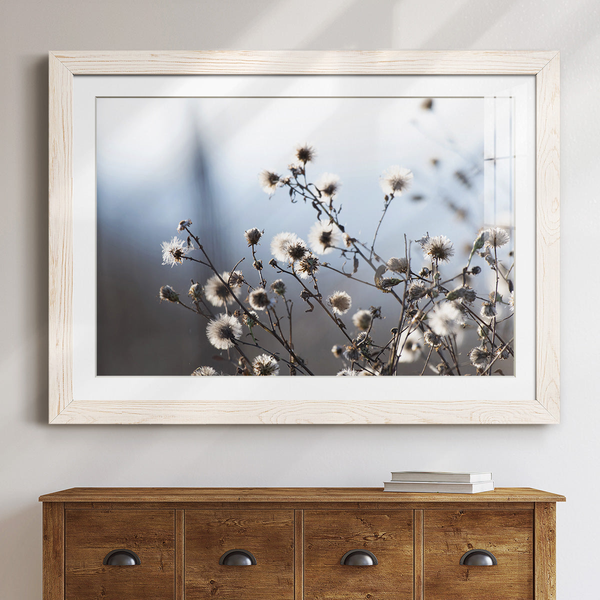 Spring Fluff - Barnwood Framed Art Print