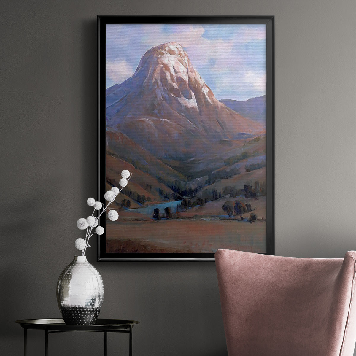 Epic I - Modern Framed Canvas Print