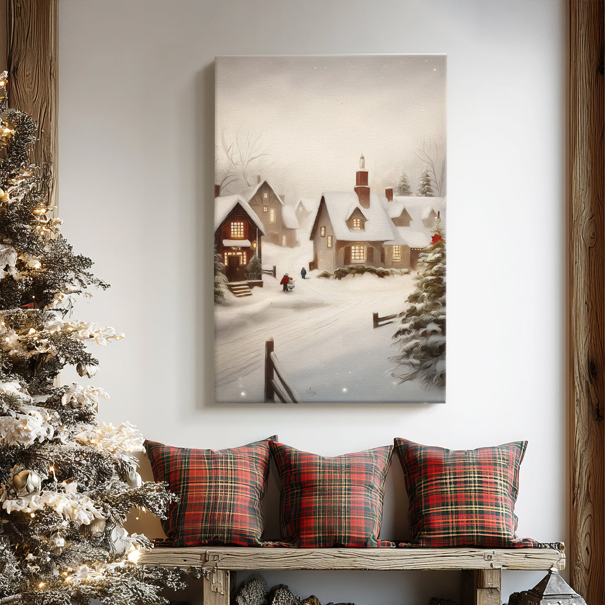 Gilded Serenade - Canvas Art Print