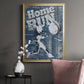 Home Run Hitter - Modern Framed Canvas Print