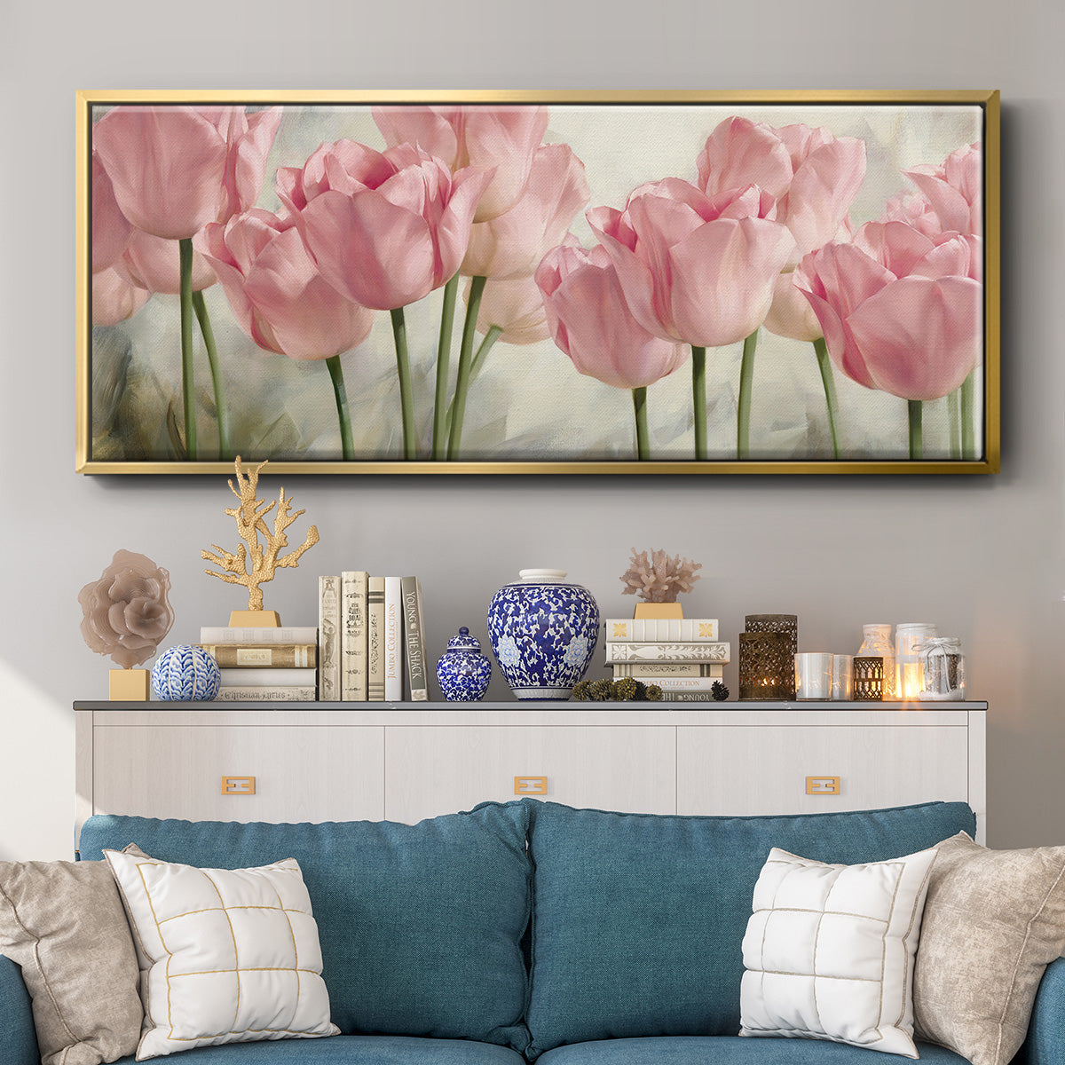 Nature Inspired II - Floater Framed Canvas Print