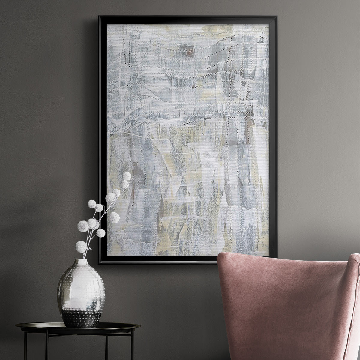 Ghost Town I - Modern Framed Canvas Print