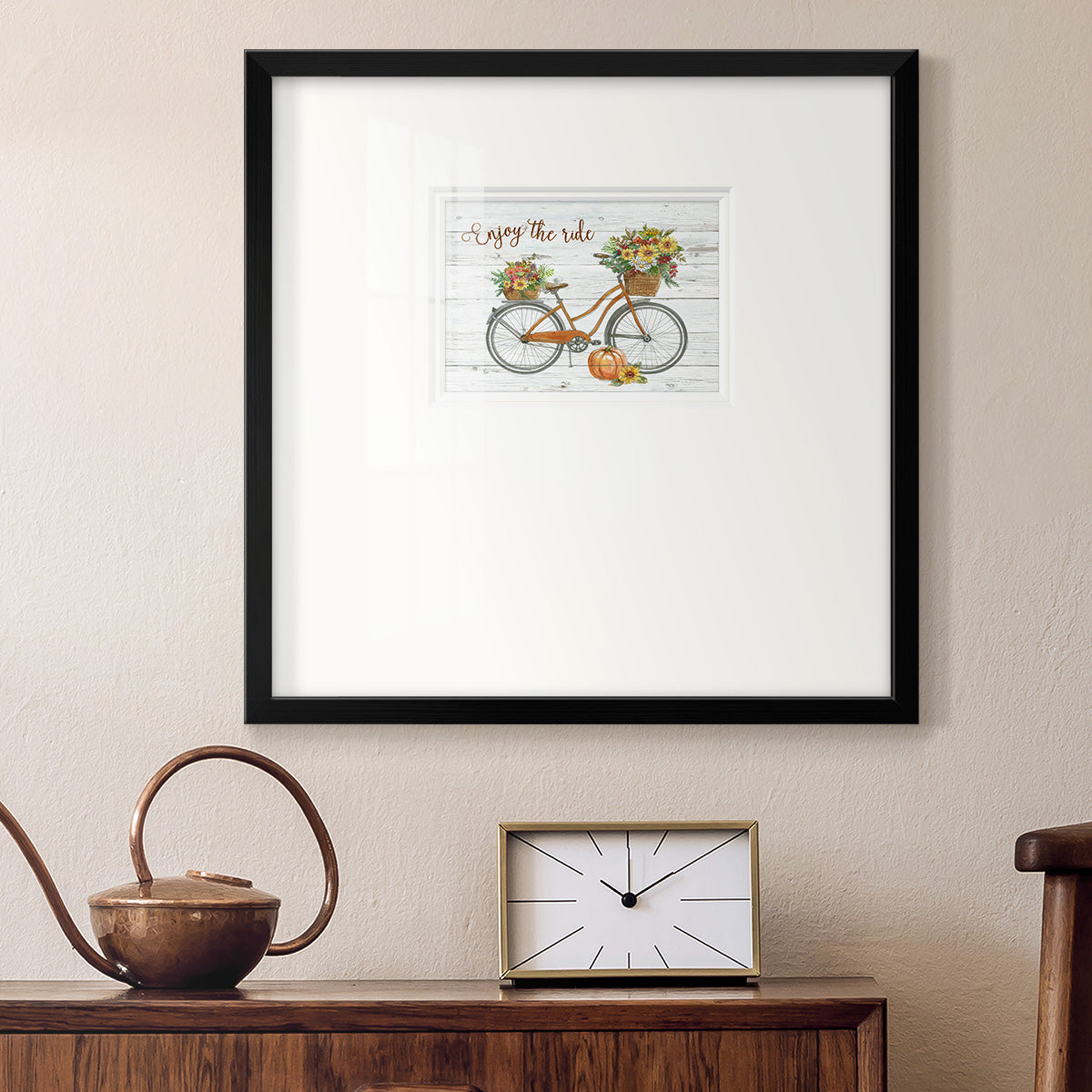 Harvest Bike Premium Framed Print Double Matboard