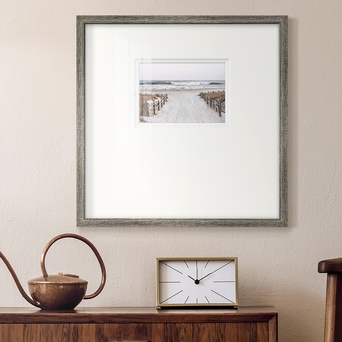 OBX Path Premium Framed Print Double Matboard