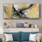 Golden Harmony - Floater Framed Canvas Print