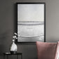 Serene Shore - Modern Framed Canvas Print