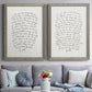 Letter to a Lover I - Premium Framed Canvas 2 Piece Set - Ready to Hang