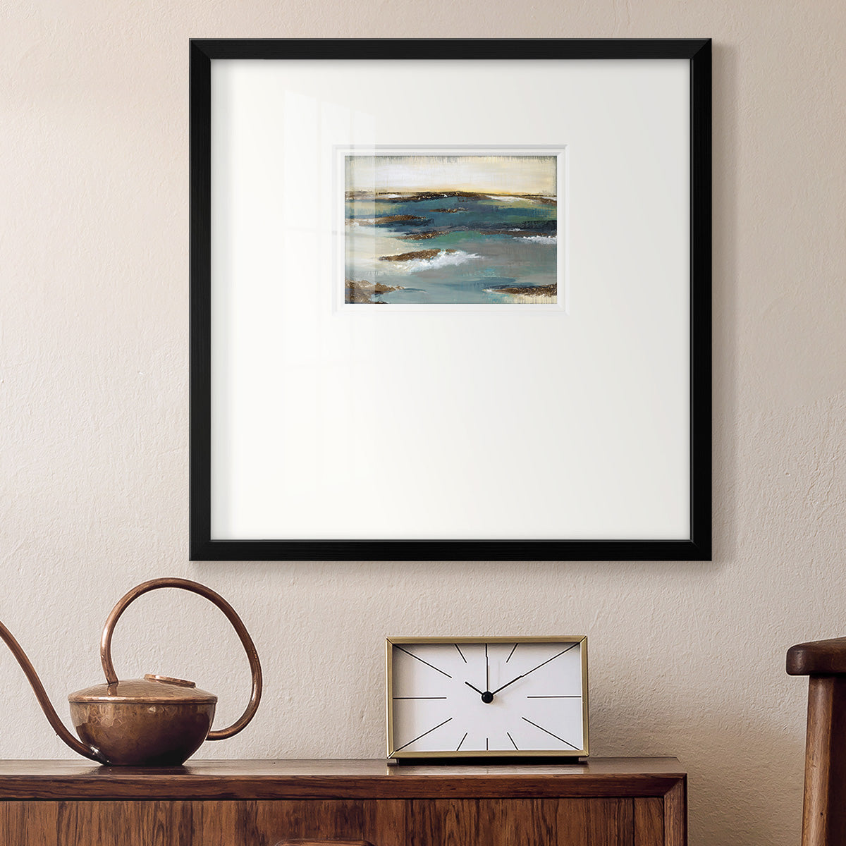 Coastal Bluffs Premium Framed Print Double Matboard