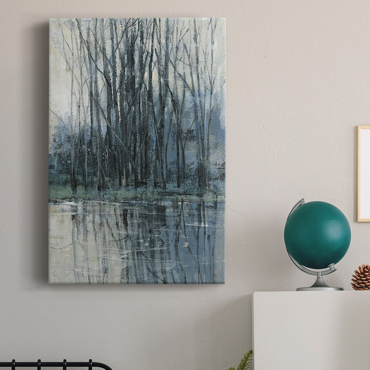 Morning Drizzle II Premium Gallery Wrapped Canvas - Ready to Hang