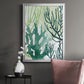 Textured Coral I - Modern Framed Canvas Print