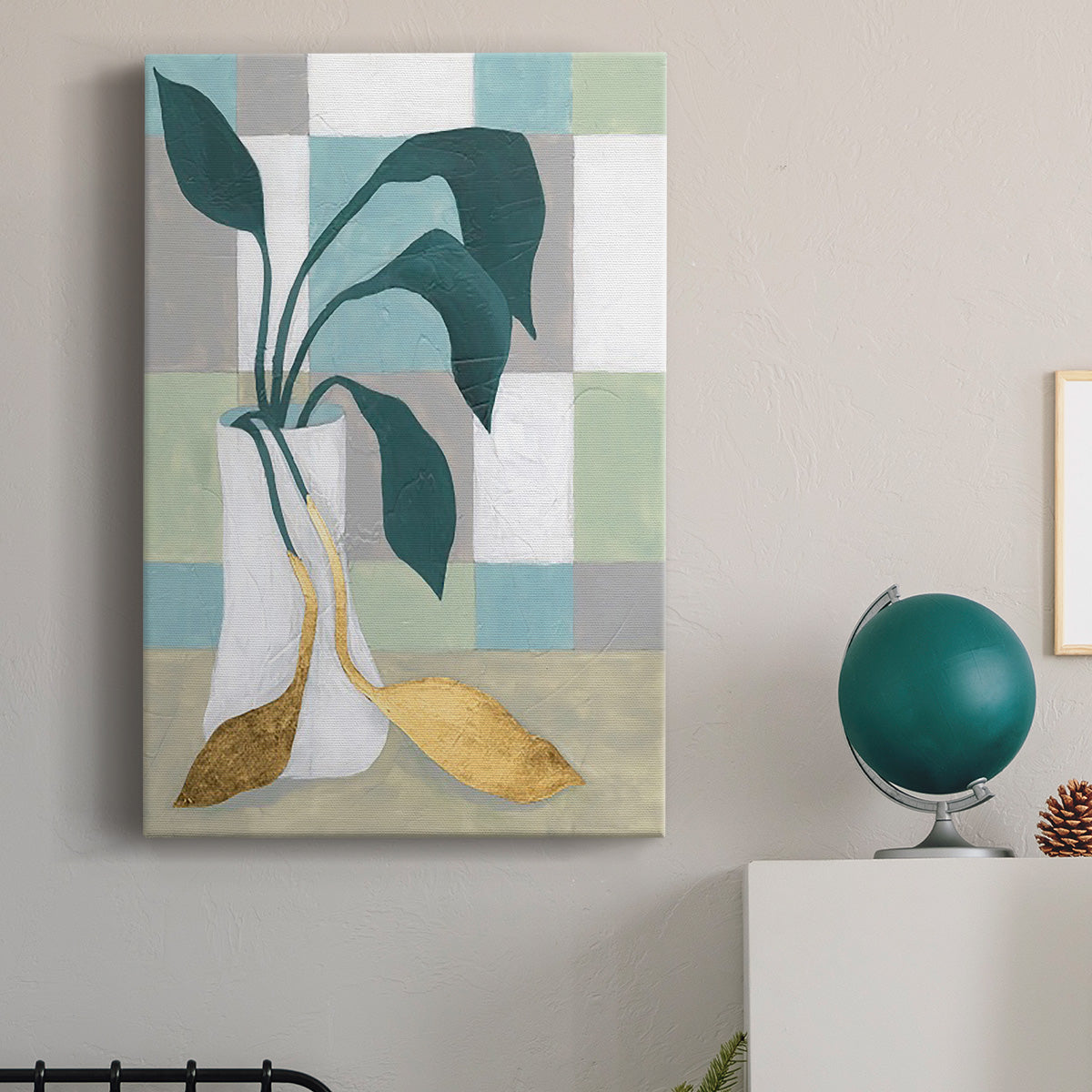 Plant Vased II - Canvas Art Print