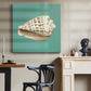 Shell on Aqua II - Canvas Art Print