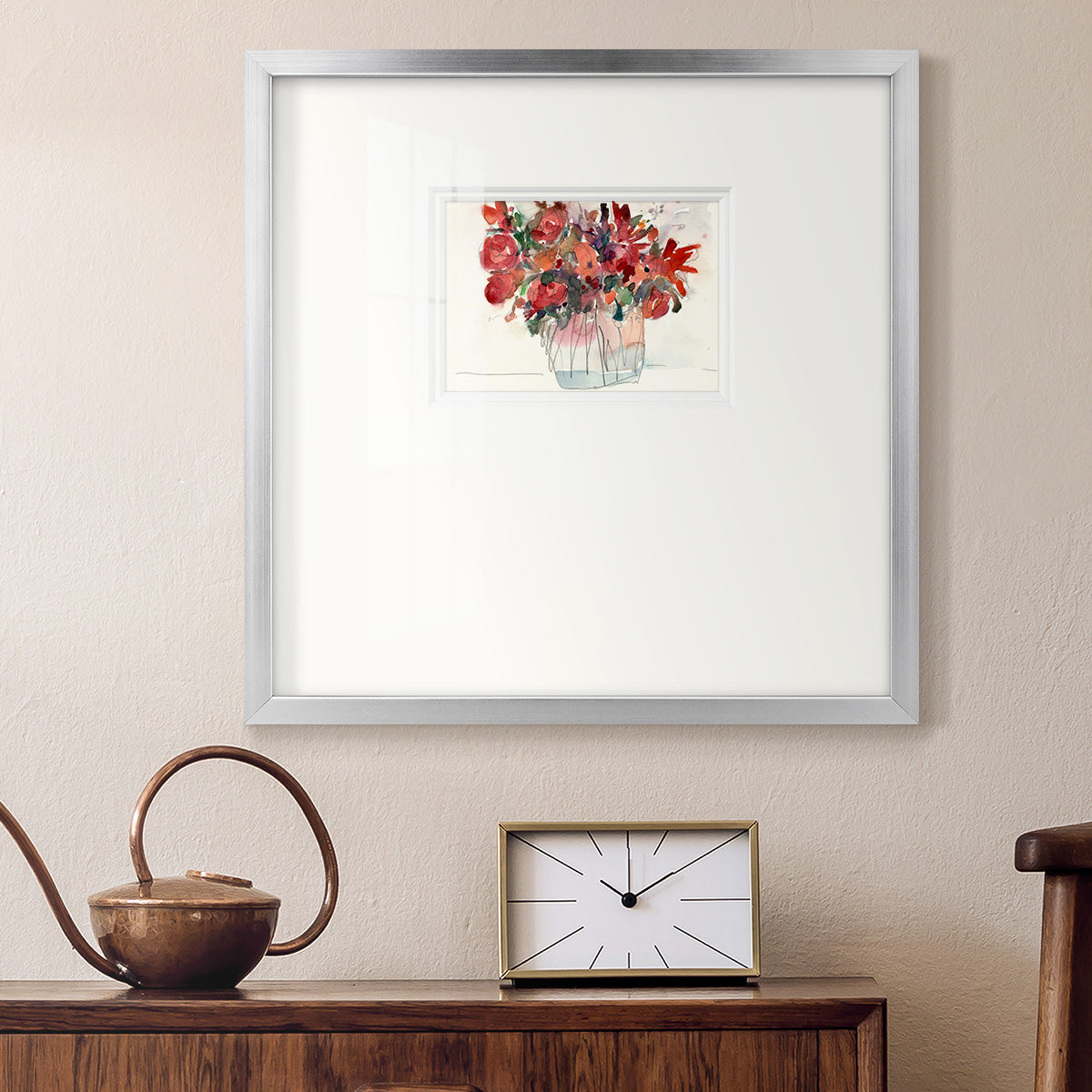 The Small Bunch I Premium Framed Print Double Matboard