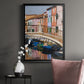 Colorful Canal - Modern Framed Canvas Print
