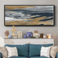 Tumultuous Navy - Floater Framed Canvas Print
