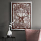 Red Wood Peace -  Framed Canvas Print