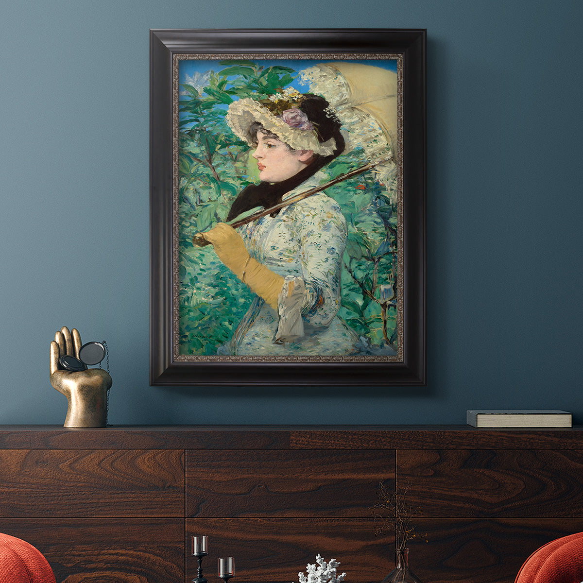 Spring - Ornate Framed Canvas Print