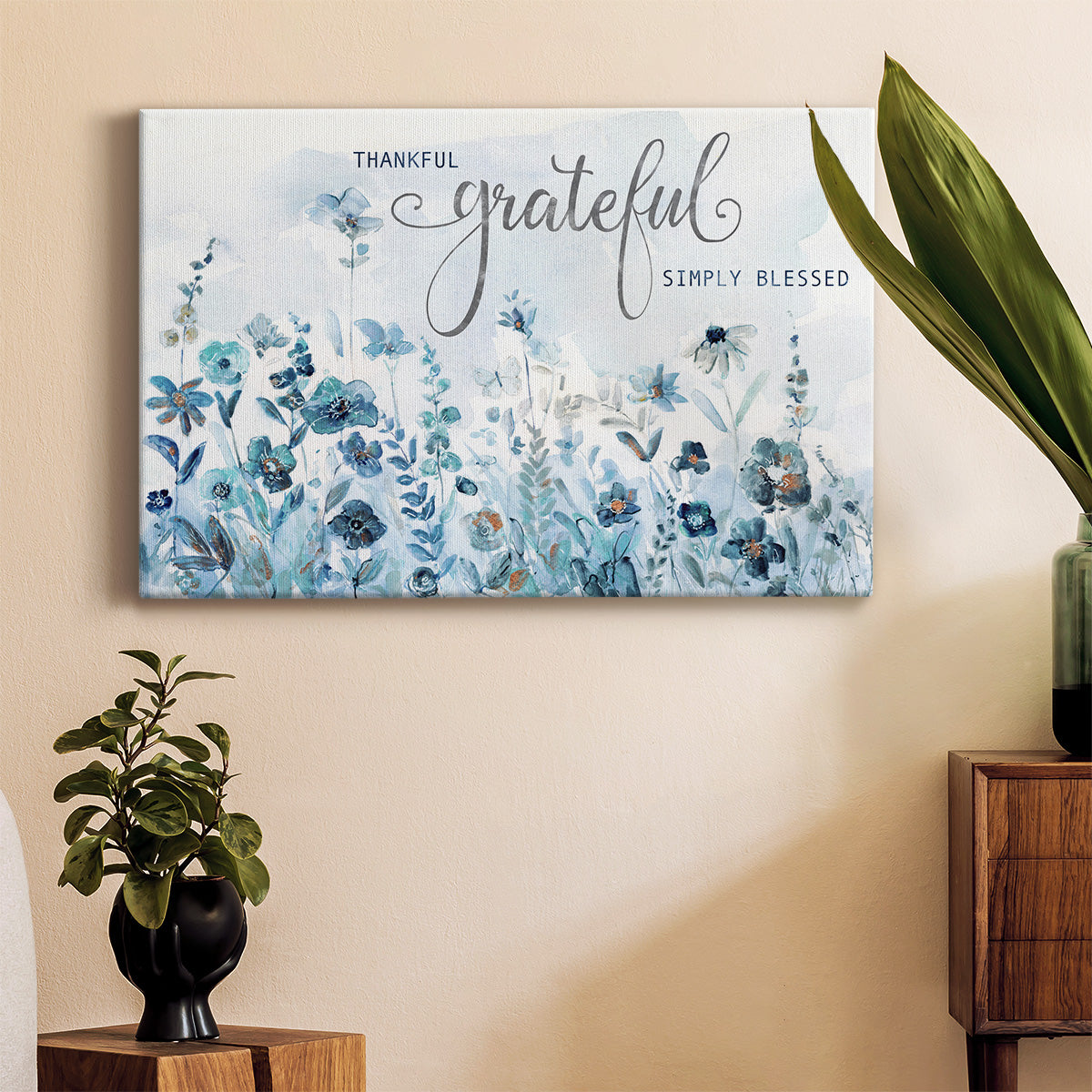 Glittering Meadow Premium Gallery Wrapped Canvas - Ready to Hang