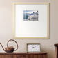 Santorini Sunrise Premium Framed Print Double Matboard