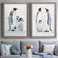 Emperor Penguins I - Premium Framed Canvas 2 Piece Set - Ready to Hang