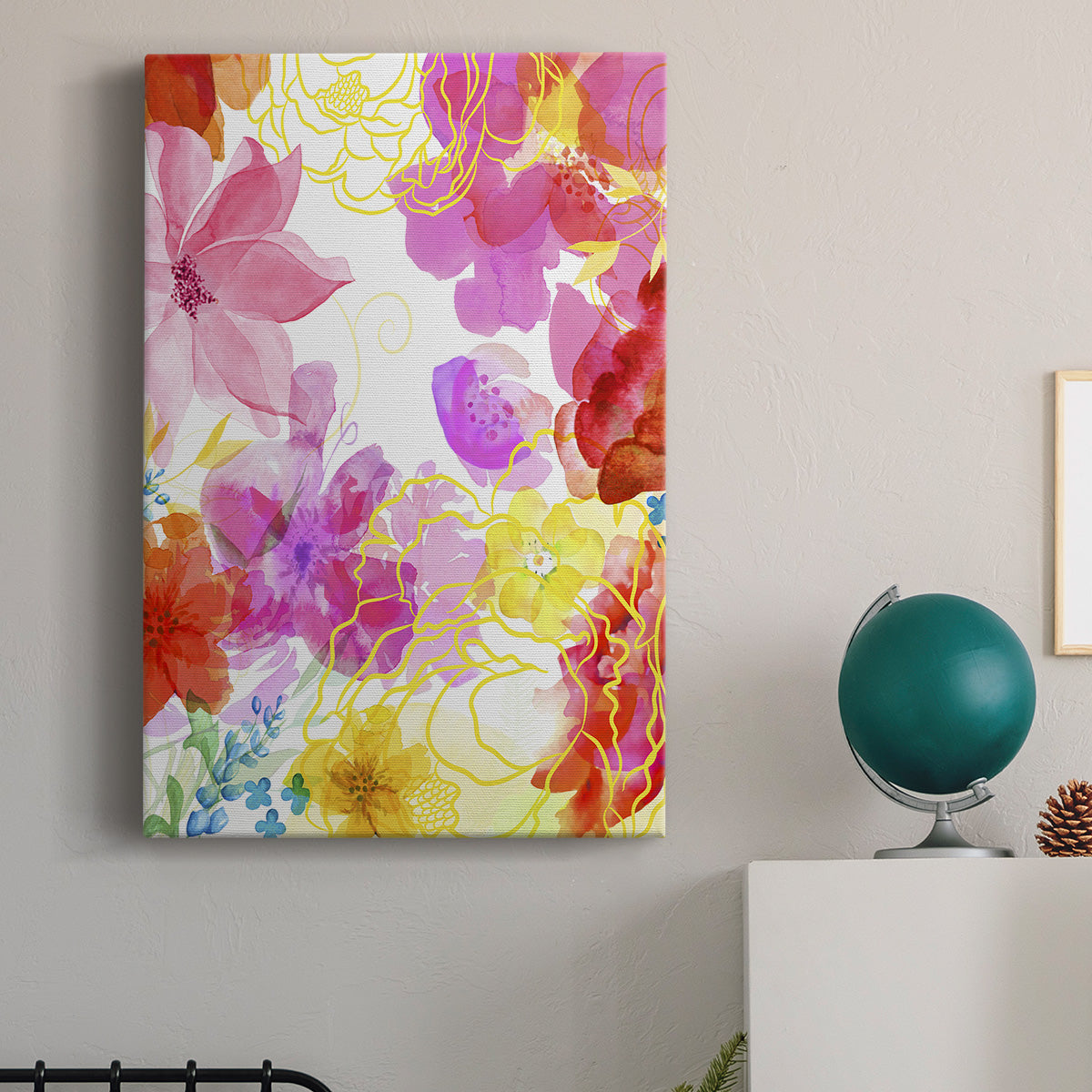 Blossoms in the Sun V Premium Gallery Wrapped Canvas - Ready to Hang