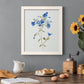 Blue Blossom Botanical II - Premium Canvas Framed in Barnwood - Ready to Hang