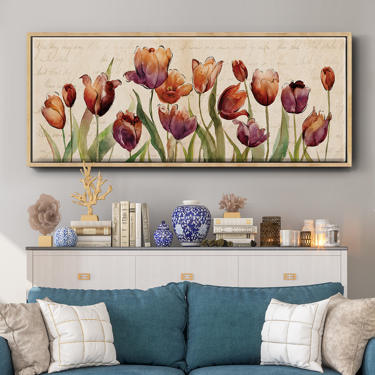 Bow to Summer II - Floater Framed Canvas Print