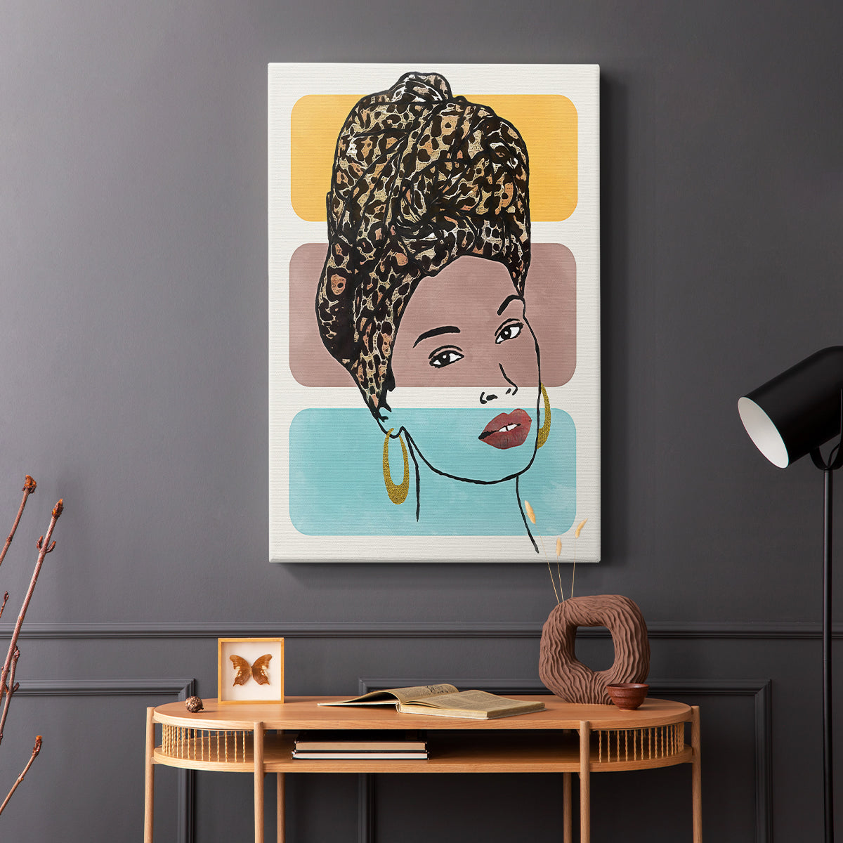 Head Wrap I - Canvas Art Print