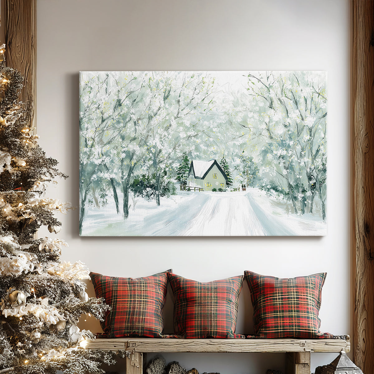 Silver Cathedral Chapel - Canvas Art Print