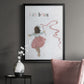 Girl Catching Wind - Modern Framed Canvas Print