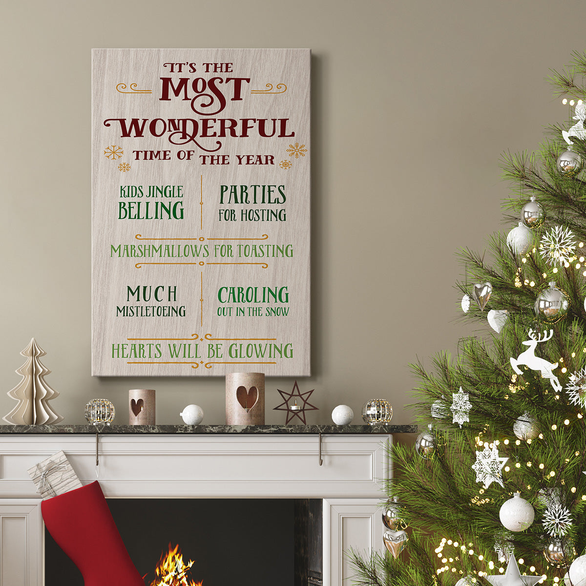 Most Wonderful - Gallery Wrapped Canvas