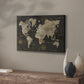 Safari World Map - Canvas Art Print