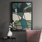 Multicolor Stained Glass I - Modern Framed Canvas Print