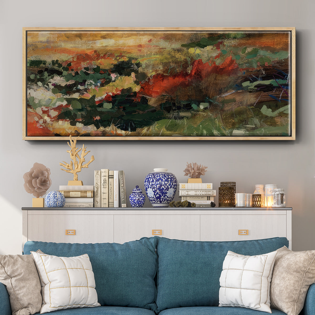 Out in Nature  - Floater Framed Canvas Print