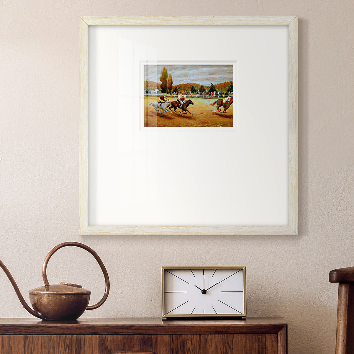 Day at the Races VI Premium Framed Print Double Matboard