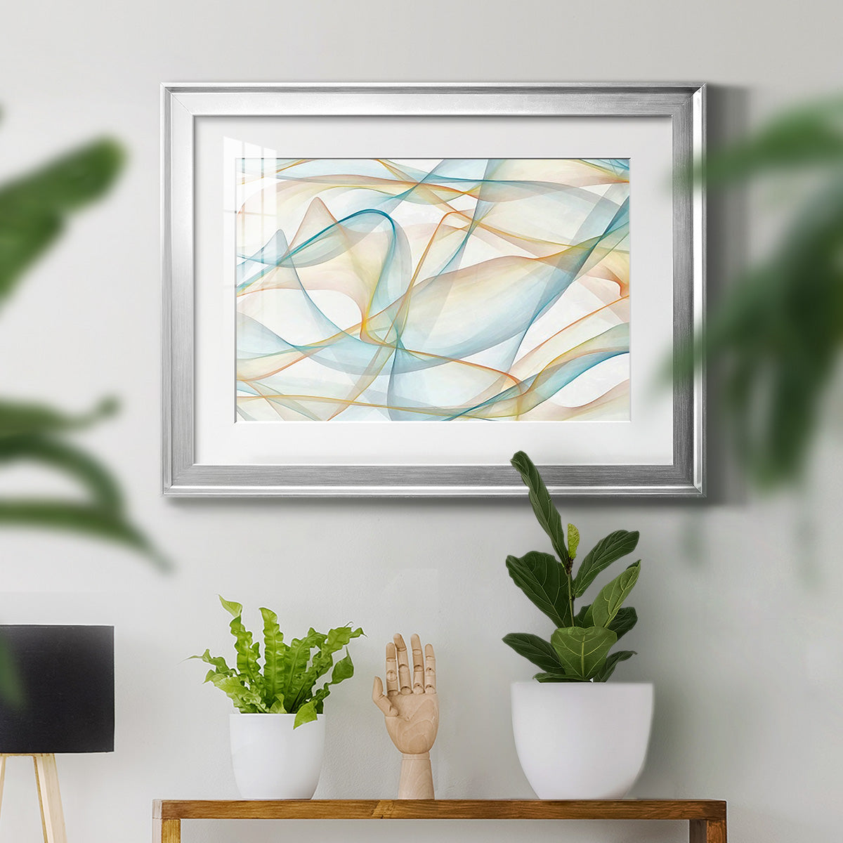 Curves and Waves V Premium Framed Print - Ready to Hang