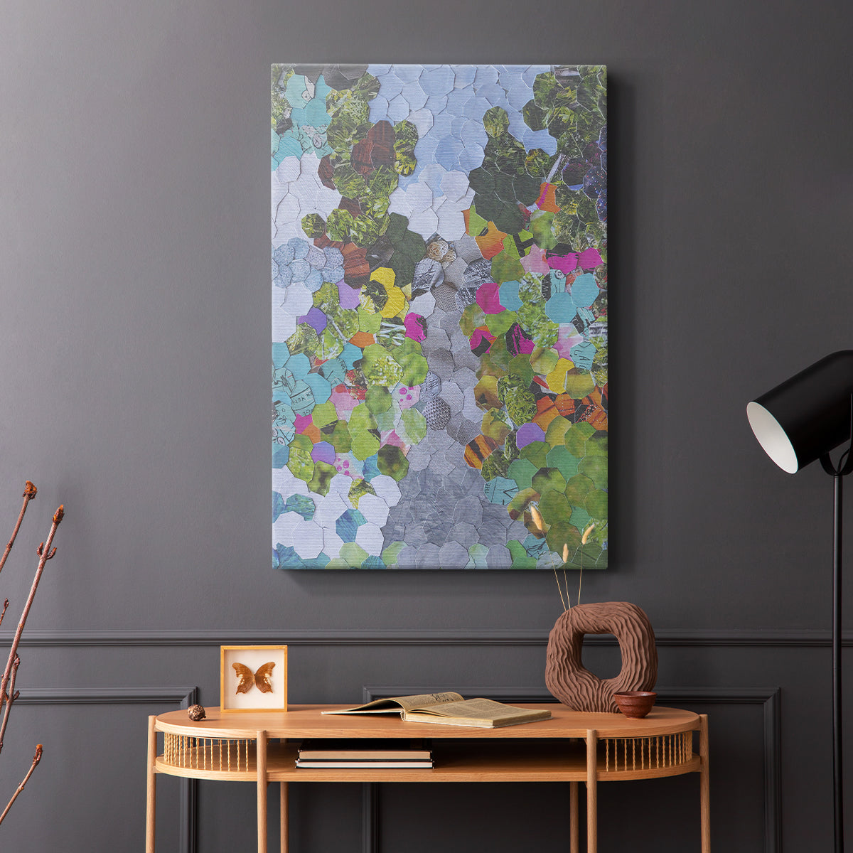 Magenta Garden - Canvas Art Print